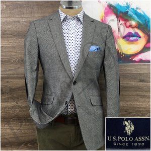 U.S. Polo Assn. Gray Blazer